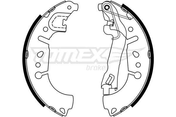 TOMEX BRAKES Комплект тормозных колодок TX 23-37